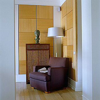 客厅,木质,现代,背景,老式,青铜,半身像