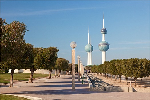 科威特,塔,最好,地标,科威特城