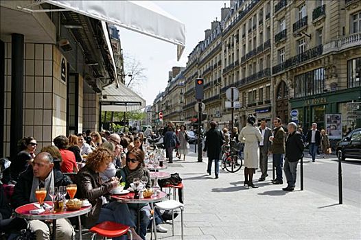 街头咖啡馆,商店,郡,市中心,巴黎,法国,欧洲