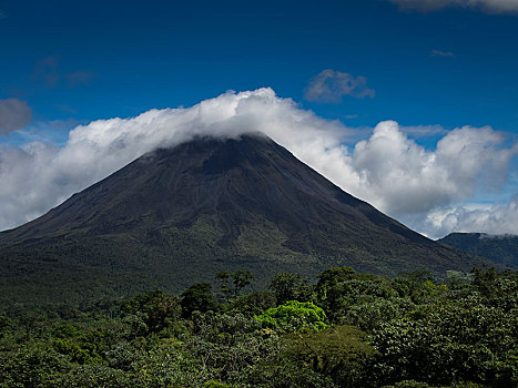 火山,阿雷纳尔,哥斯达黎加,中美洲