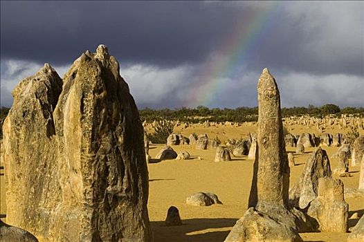 顶峰,彩虹,南邦,国家公园,澳大利亚