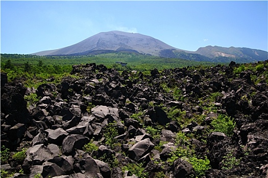 火山岩,山