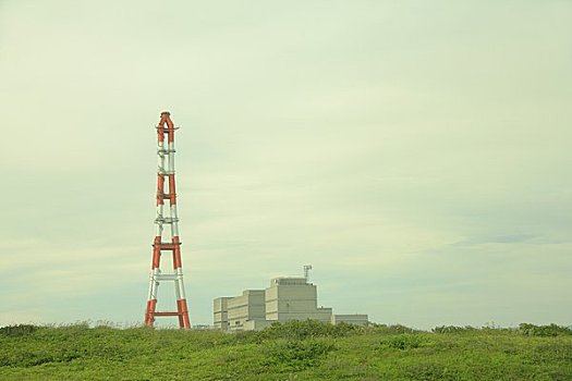 高,烟囱,热能,工厂