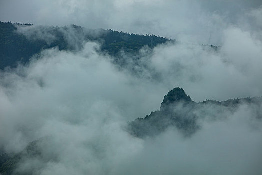 恩施,大山,湖北,山区,云海,云雾,高山,神秘,群山,山峰,鄂西