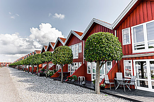 房子,游艇,港口,丹麦