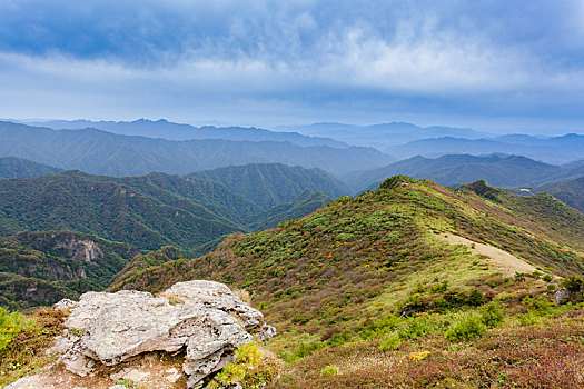 陕西秦岭终南山秦楚古道风光