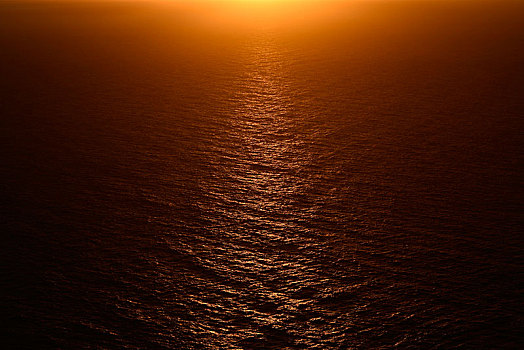 红海,日落,大西洋,特内里费岛,加纳利群岛,西班牙,欧洲