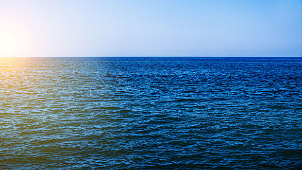 蓝色,海洋,阳光
