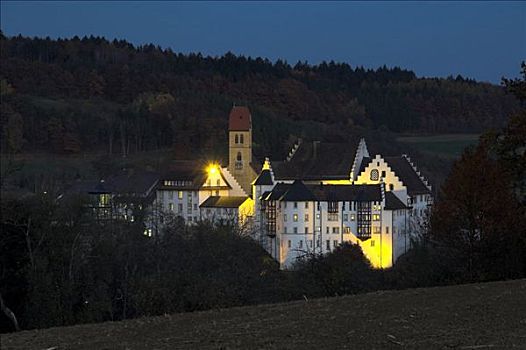 城堡,今日,养老院,康斯坦茨,地区,巴登符腾堡,德国