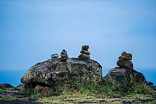 漂石,一堆,石头,毛伊岛,夏威夷