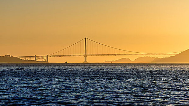 金门大桥,日落,旧金山,加利福尼亚