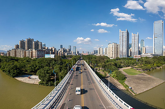 广东惠州大桥航拍景观