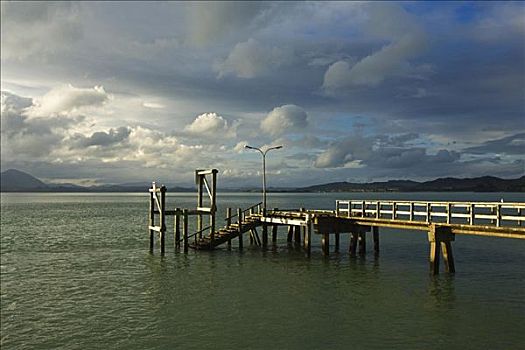 码头,北岛,新西兰