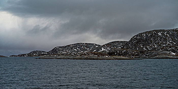 风景,海岸线,诺尔兰郡,挪威