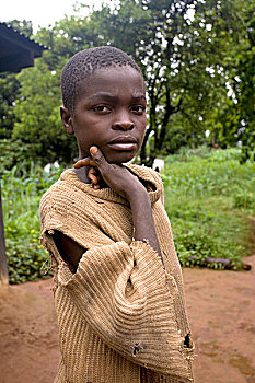 男孩,津巴布韦,十二月,2007年