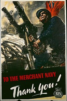 商船,感谢,二战,海报,艺术家,未知