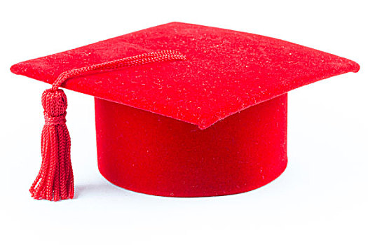 毕业,红色,帽子