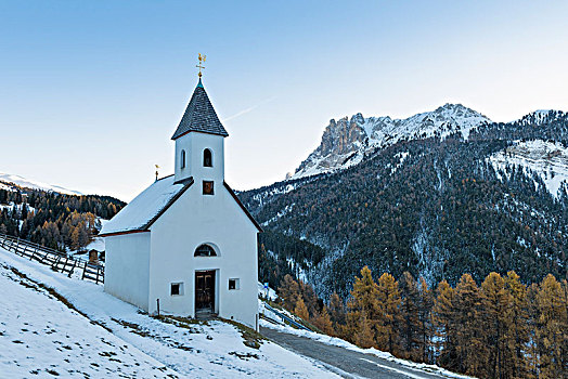 教堂,秋天,欧洲,意大利,特兰迪诺,山谷