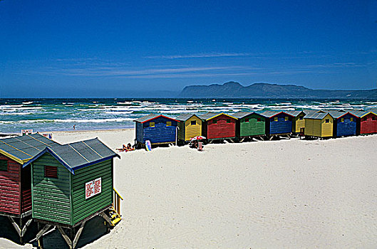 南非,开普敦,色彩,海滩
