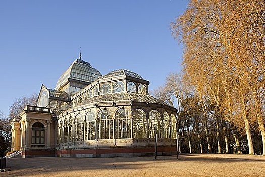 水晶宫,公园,马德里,西班牙