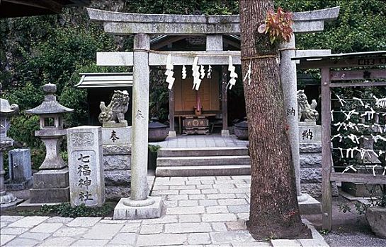 庙宇,镰仓,神社,东京,日本,亚洲