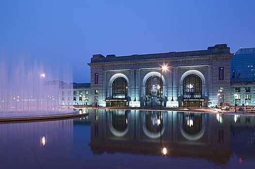 联盟火车站,堪萨斯城,密苏里,美国