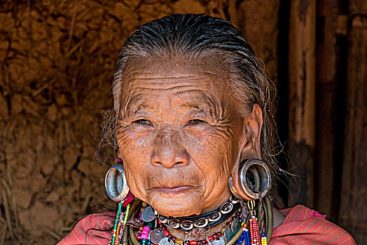 山,部落,女人,北方,泰国