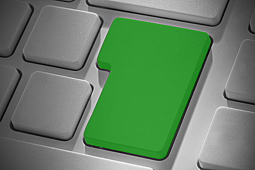 绿色,回车键,键盘