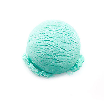 隔绝,舀具,青绿色,冰淇淋