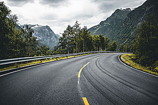 挪威,驾驶,乡间小路