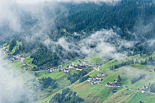 高山,乡村