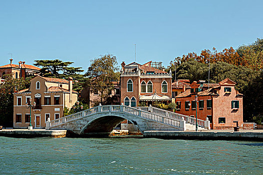 威尼斯,房子,桥,意大利