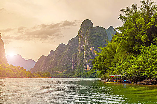 阳朔,兴坪,漓江,自然,风景