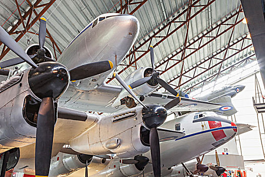 英格兰,什罗普郡,皇家,空军,博物馆,展示,历史,飞机