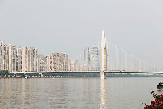 猎德大桥珠江两岸