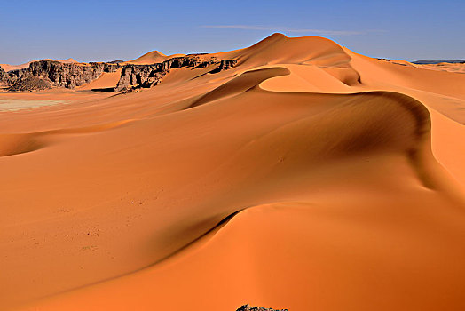沙丘,国家公园,世界遗产,阿尔及利亚,撒哈拉沙漠,非洲