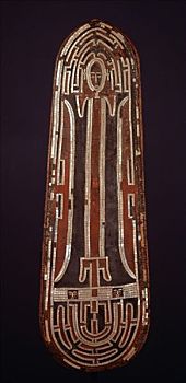 所罗门群岛,皮革,镶嵌,原始艺术