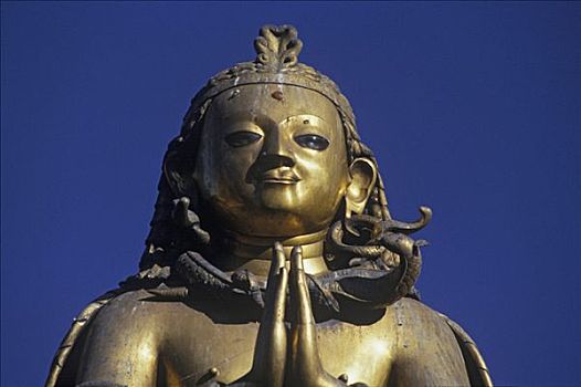 金色,雕塑,交通工具,毗湿奴神,柱子,杜巴广场,帕坦,拉利特普尔,尼泊尔