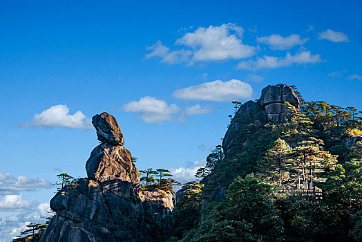 江西上饶三清山,女神峰