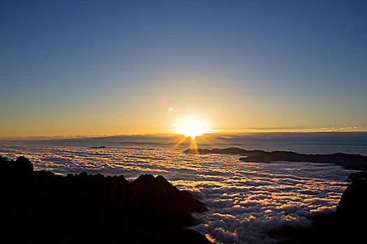 黄山日出