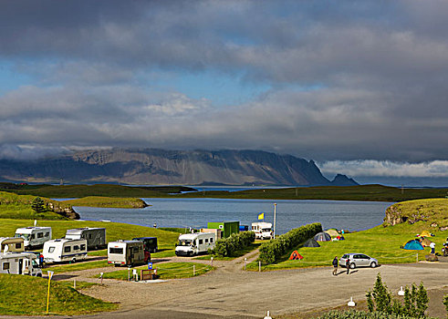 房车,营地,冰岛