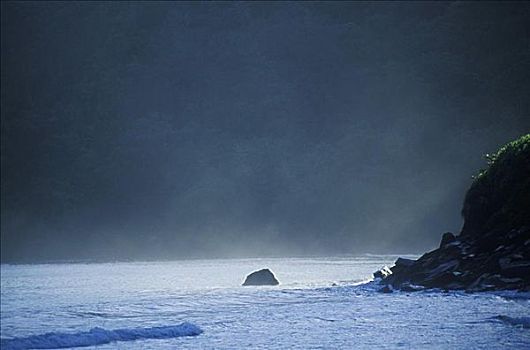 石头,海中,加勒比海