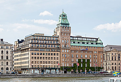 酒店,办公室,商业,建筑,尼伊布罗凯恩,斯德哥尔摩,斯德哥尔摩县,瑞典,欧洲