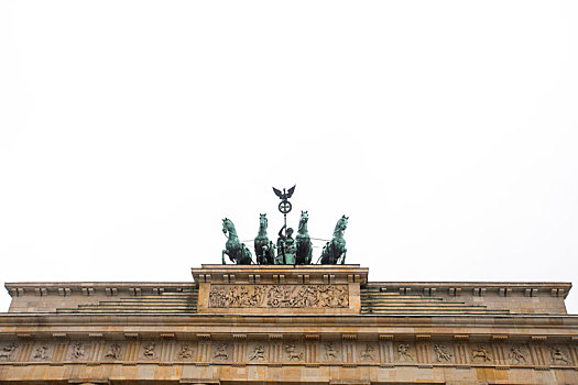 德国柏林地标,布兰登堡的凯旋门