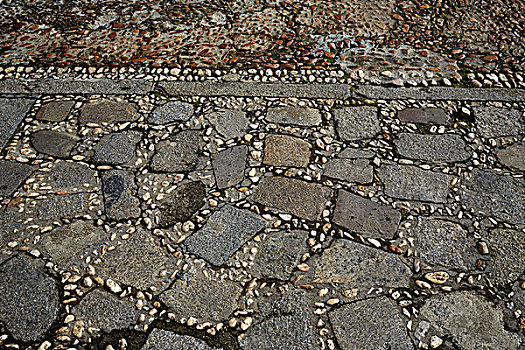 萨拉曼卡,西班牙,石头,地面,特写,道路,圣地亚哥