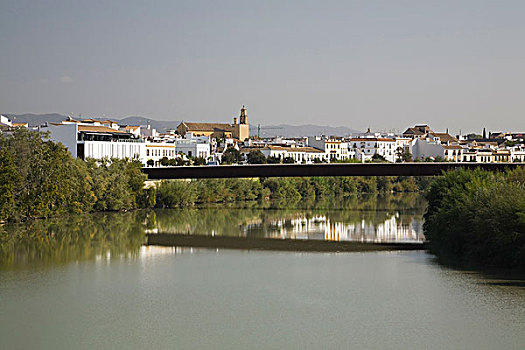 小桥,上方,瓜达尔基维尔河,河,科多巴,西班牙