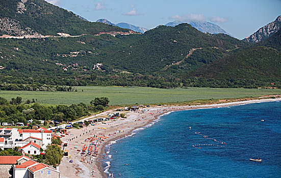 亚德里亚海,海边风景,海滩,黑山
