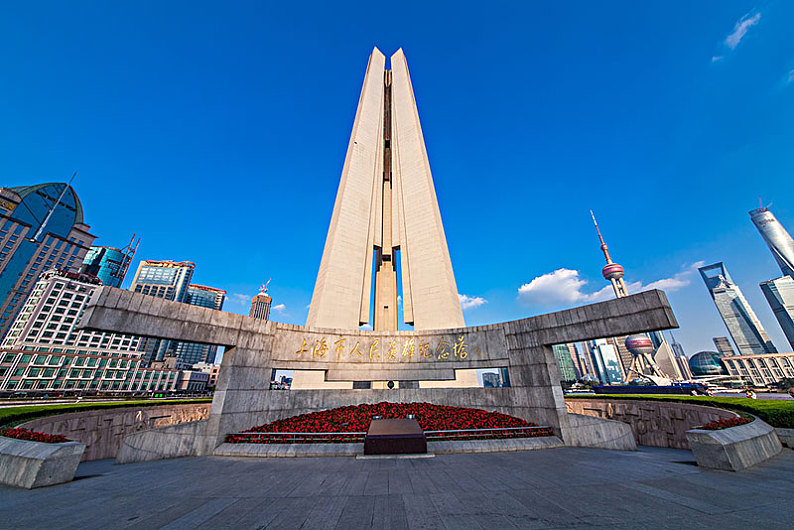 上海解放纪念碑图片图片