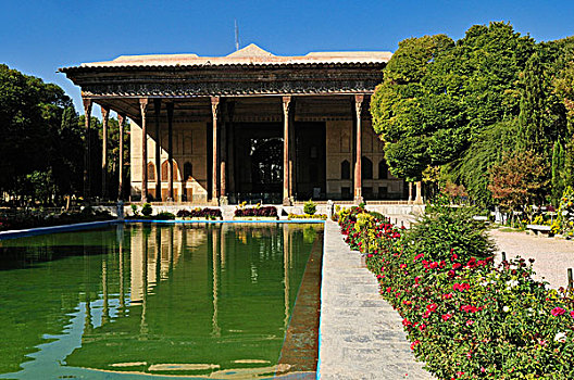 宫殿,世界遗产,伊斯法罕,伊朗,波斯,亚洲
