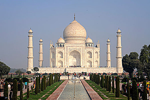 泰姬陵,世界遗产,阿格拉,北方邦,北印度,印度,南亚,亚洲